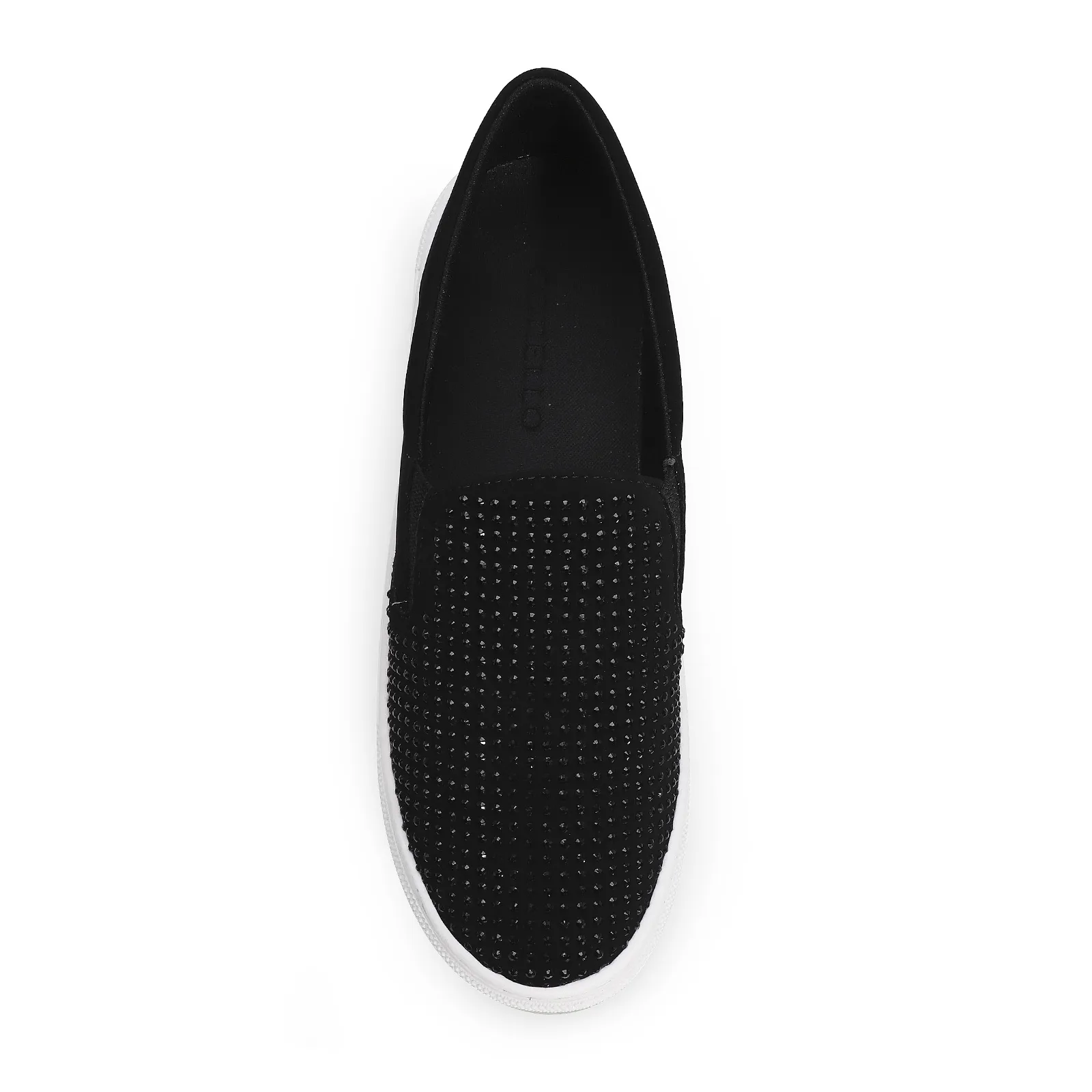 Slip On Hotfix Nobuck Preto