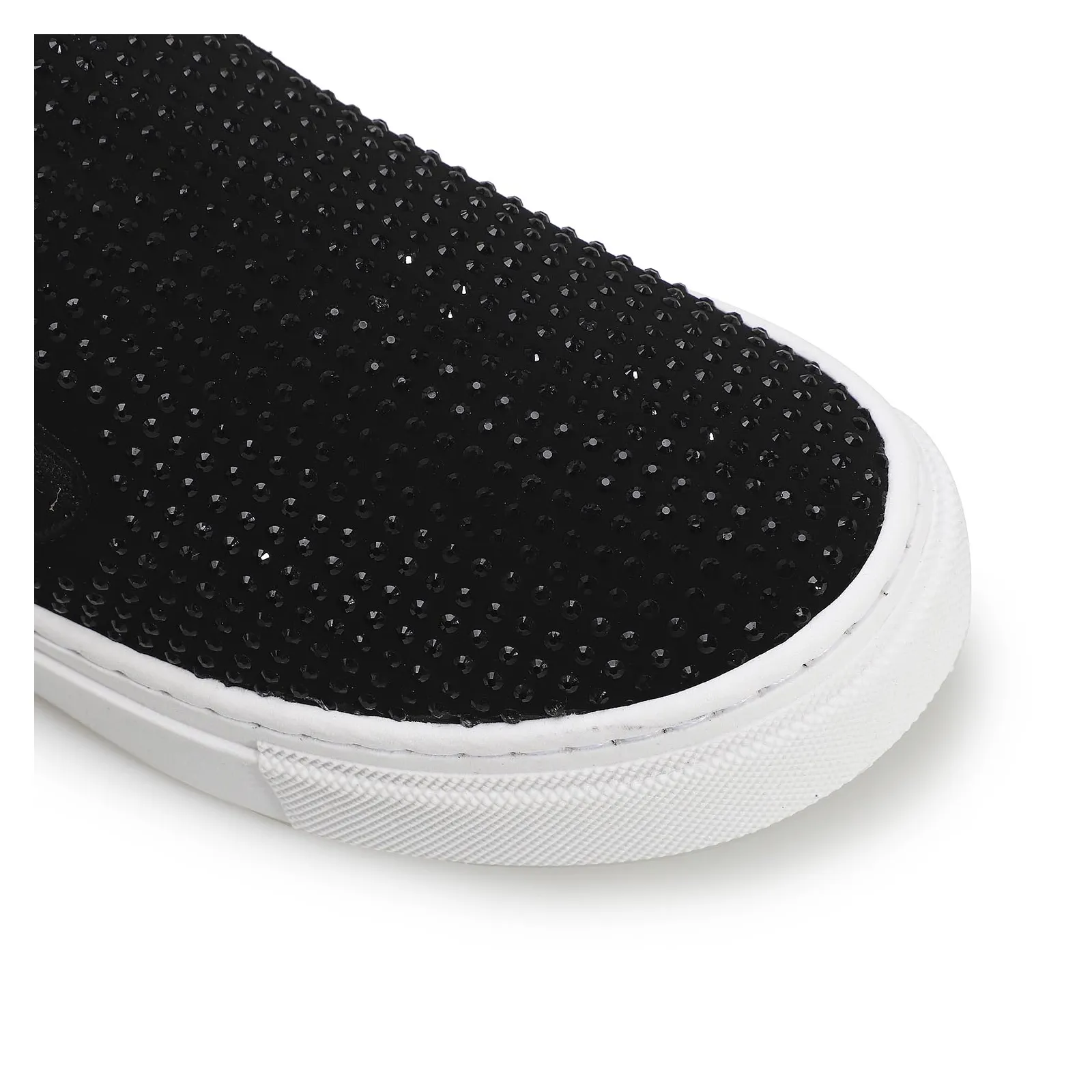 Slip On Hotfix Nobuck Preto