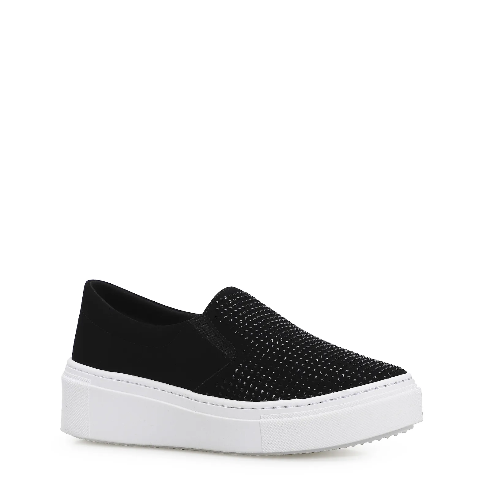 Slip On Hotfix Nobuck Preto