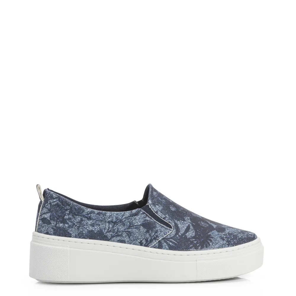 Slip On Jeans Floral - imagem 3