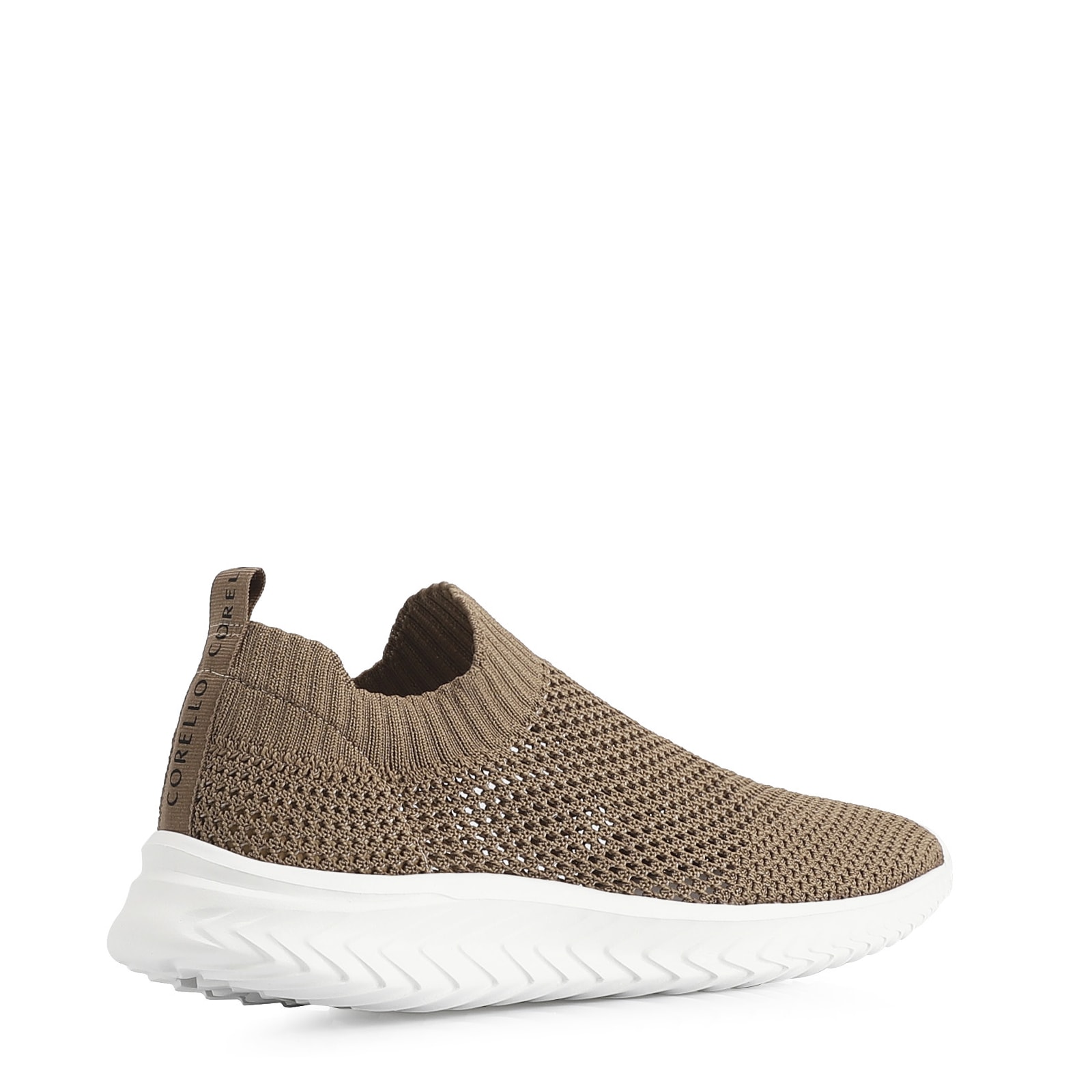 Slip On Knit Bege