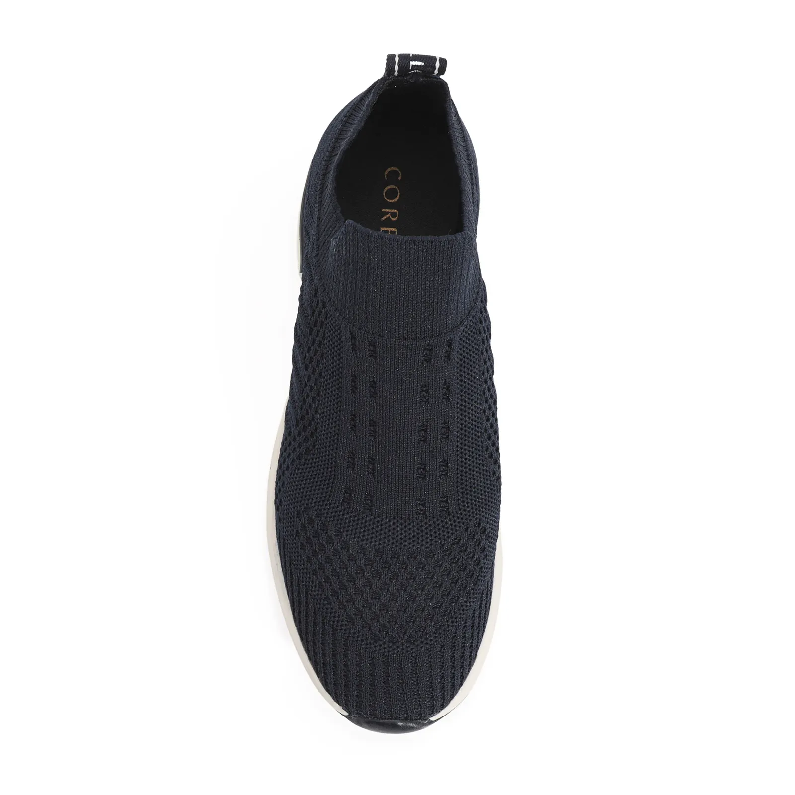 Slip On Malha Knit Azul
