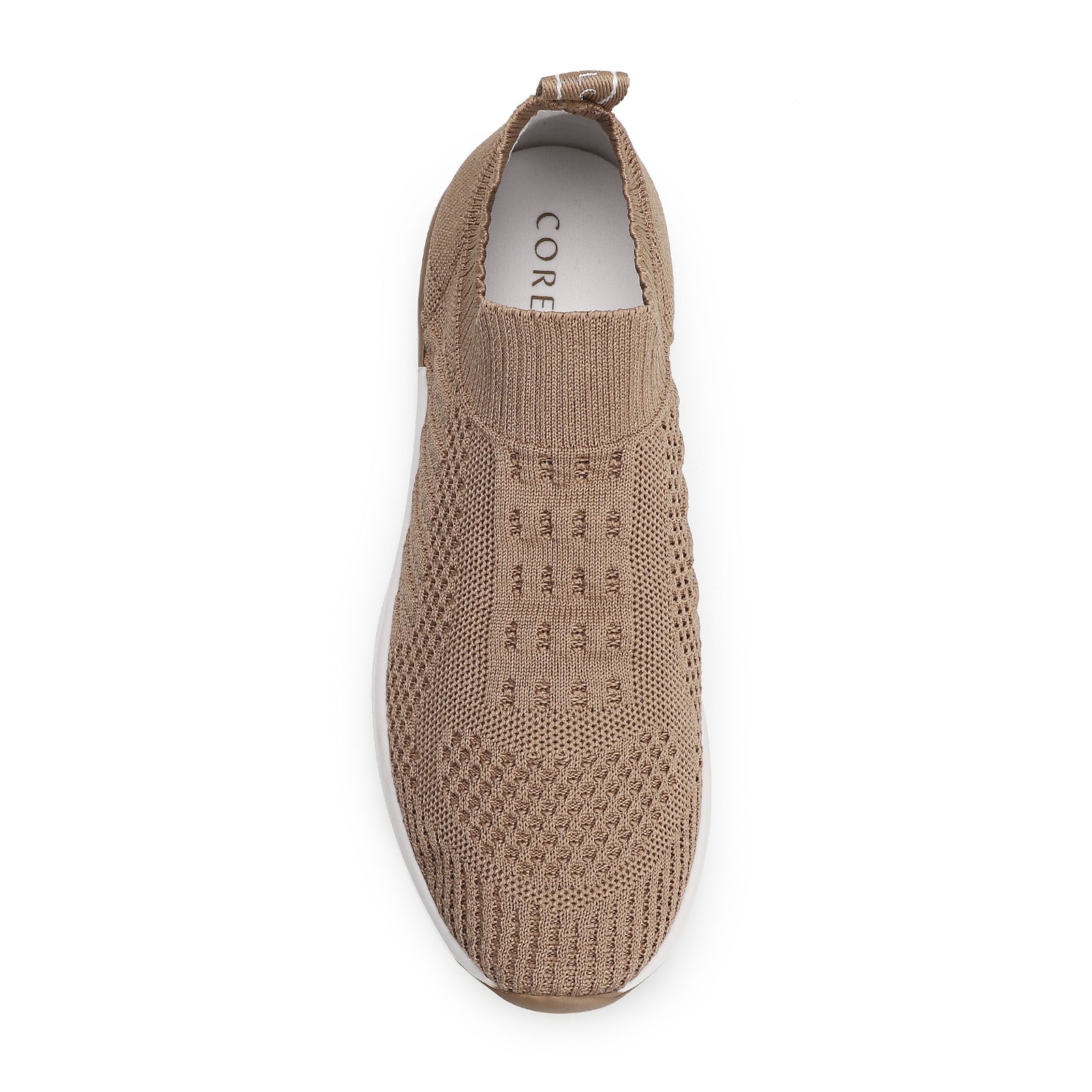 Slip On Malha Knit Bege