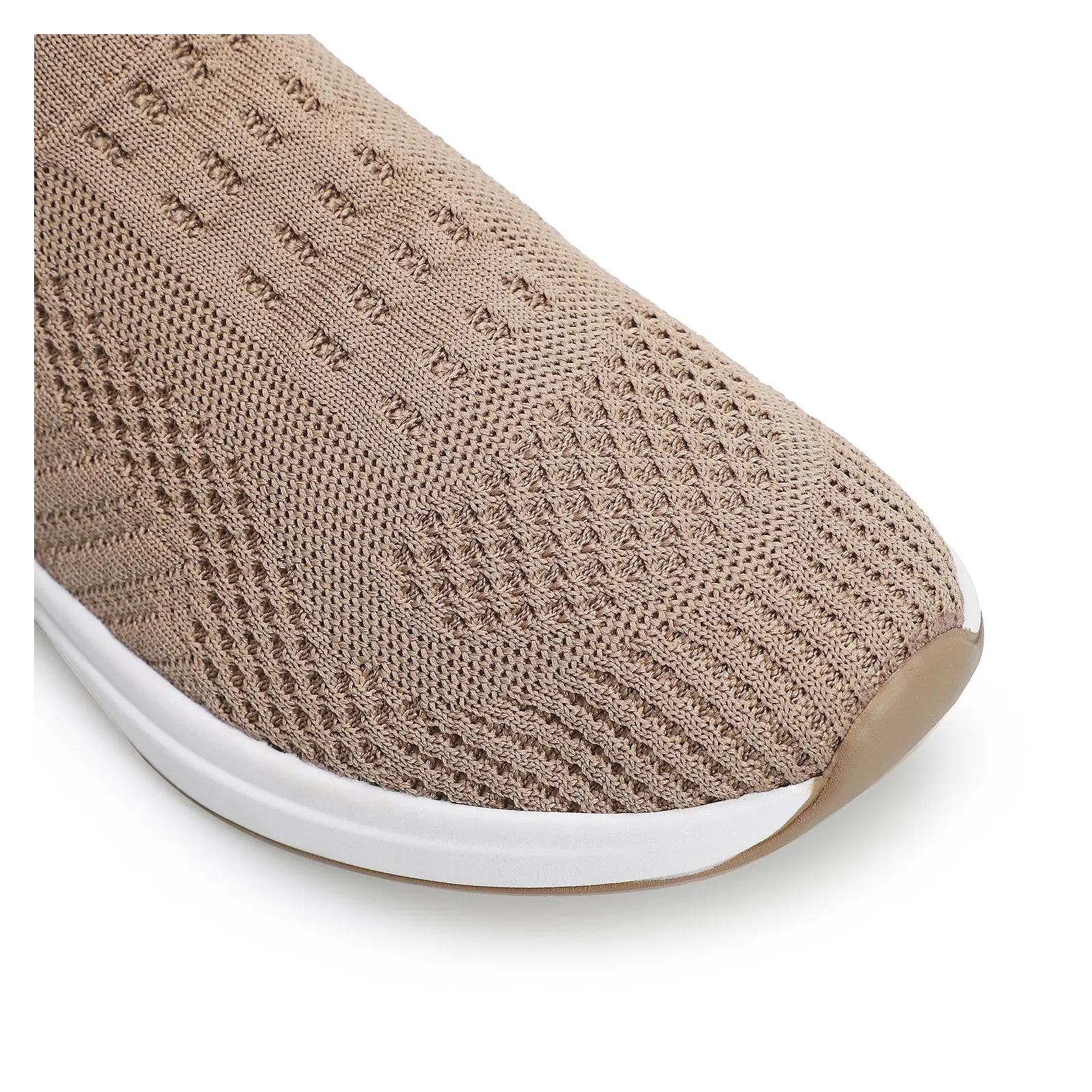 Slip On Malha Knit Bege