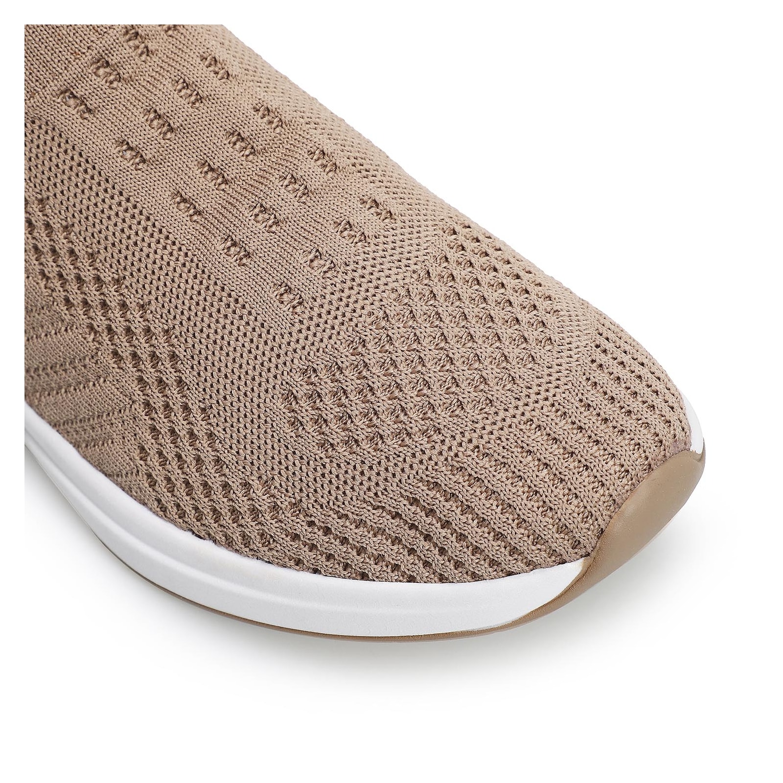 Slip On Malha Knit Bege