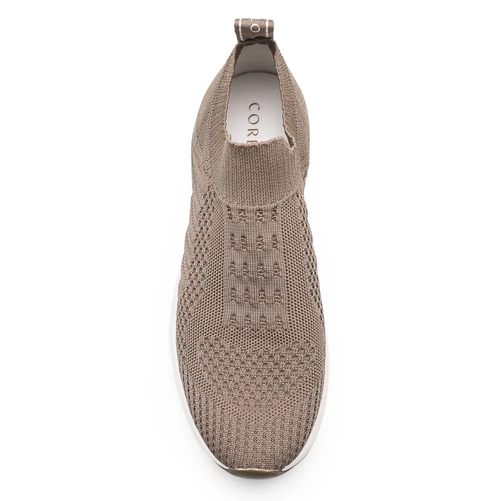 Slip On Malha Knit Bege - imagem 5