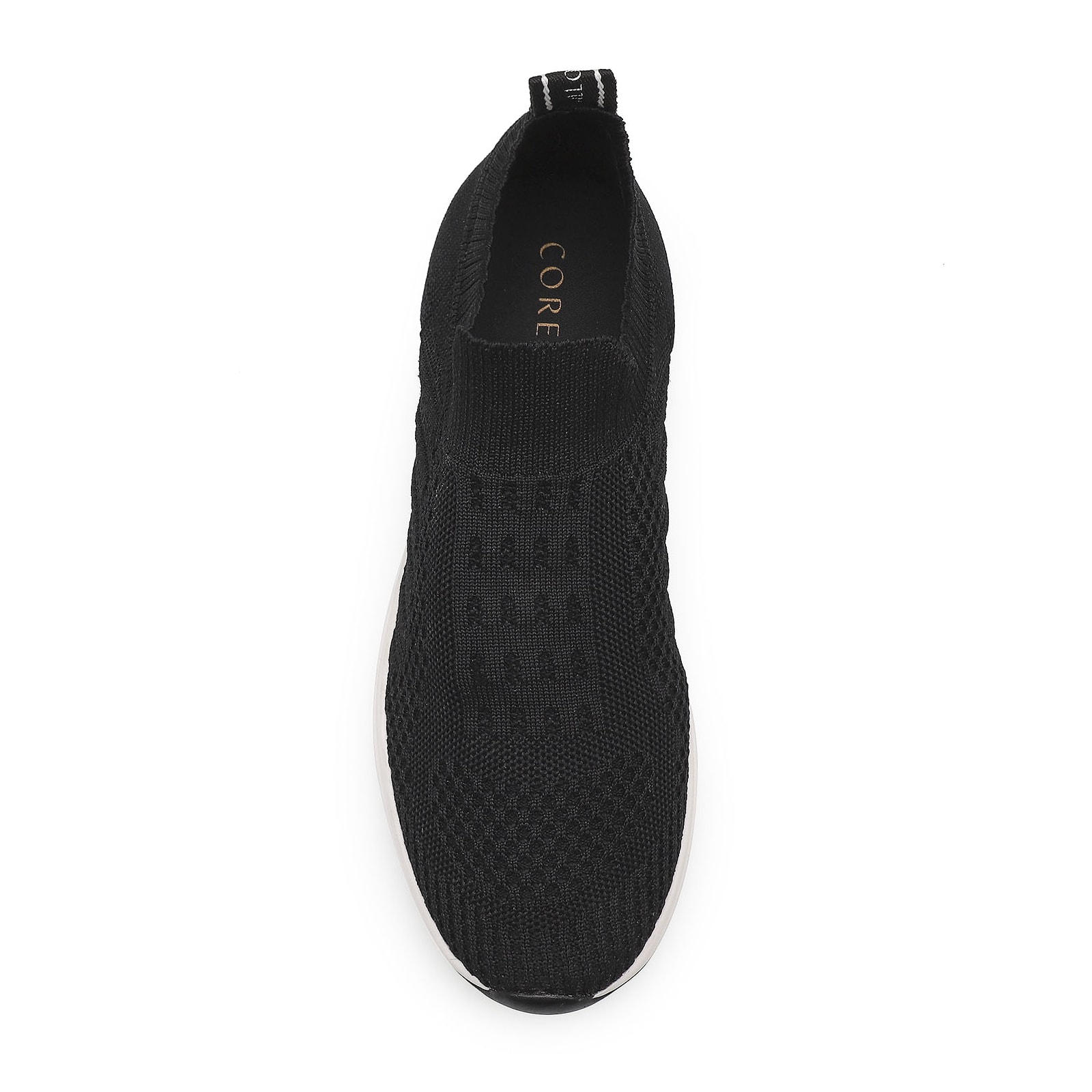 Slip On Malha Knit Preto