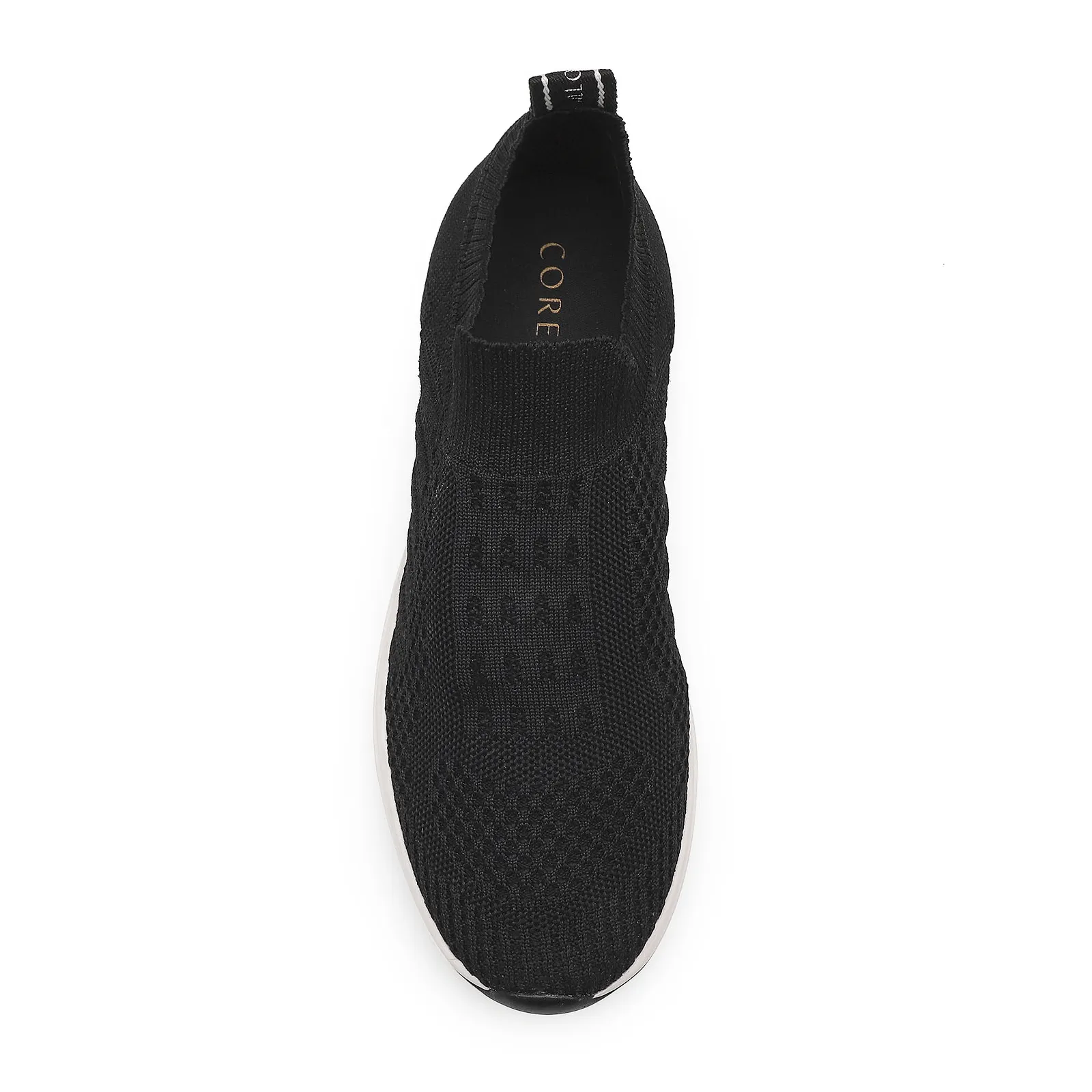 Slip On Malha Knit Preto