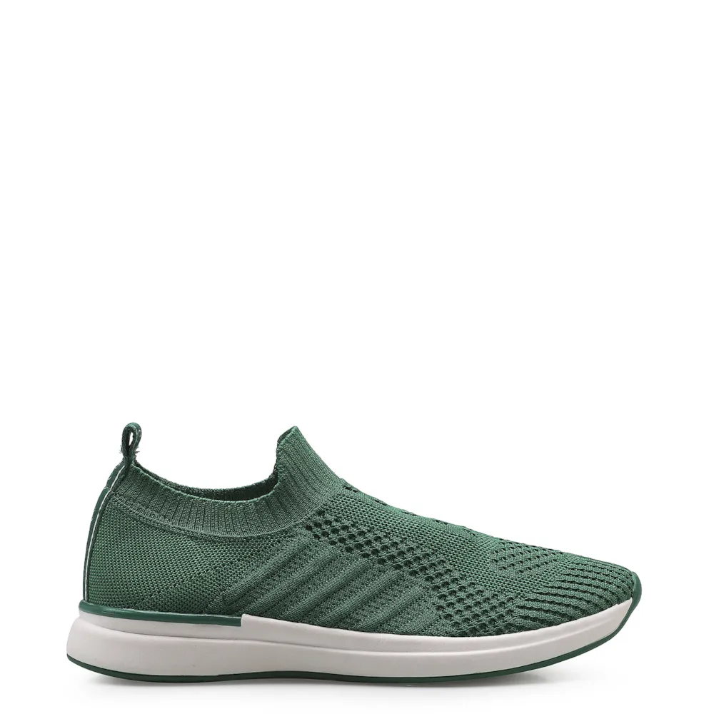 Slip On Malha Knit Verde - imagem 2