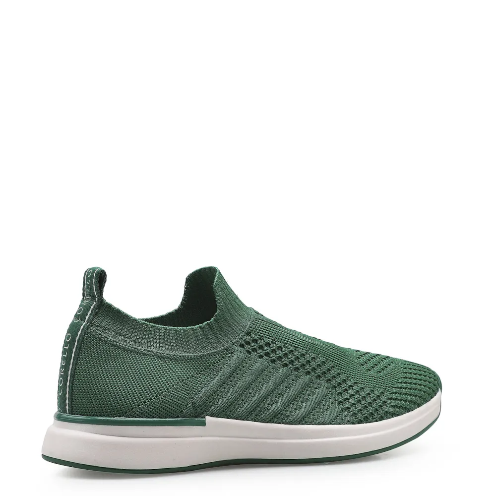 Slip On Malha Knit Verde - imagem 3