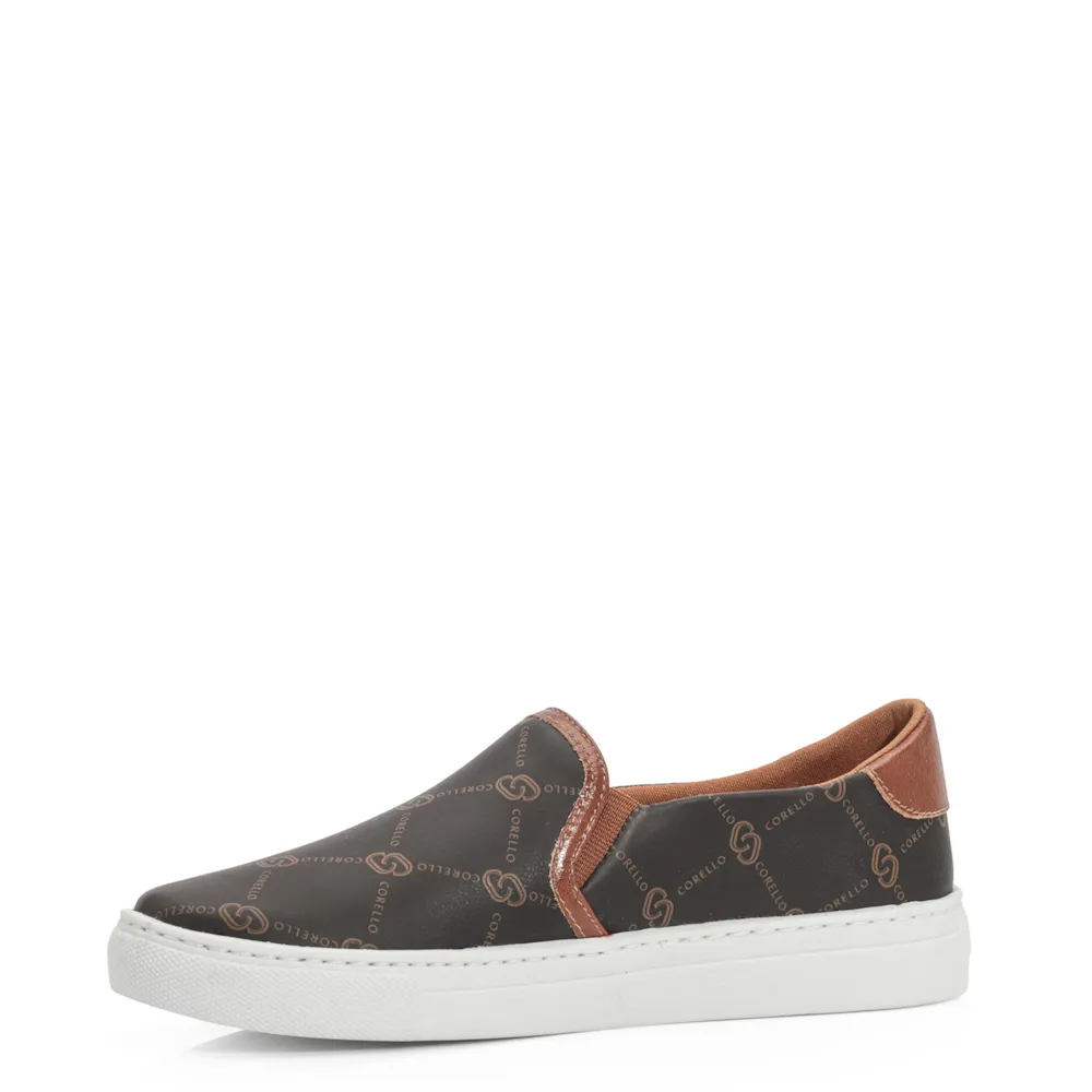 Slip On Monograma/Couro Marrom - imagem 5