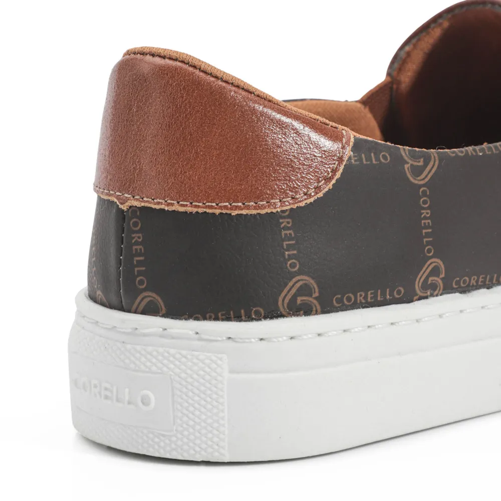 Slip On Monograma/Couro Marrom - imagem 8
