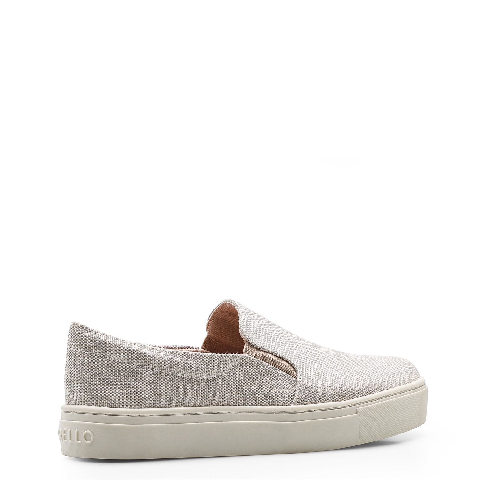 Slip On Tecido Bege