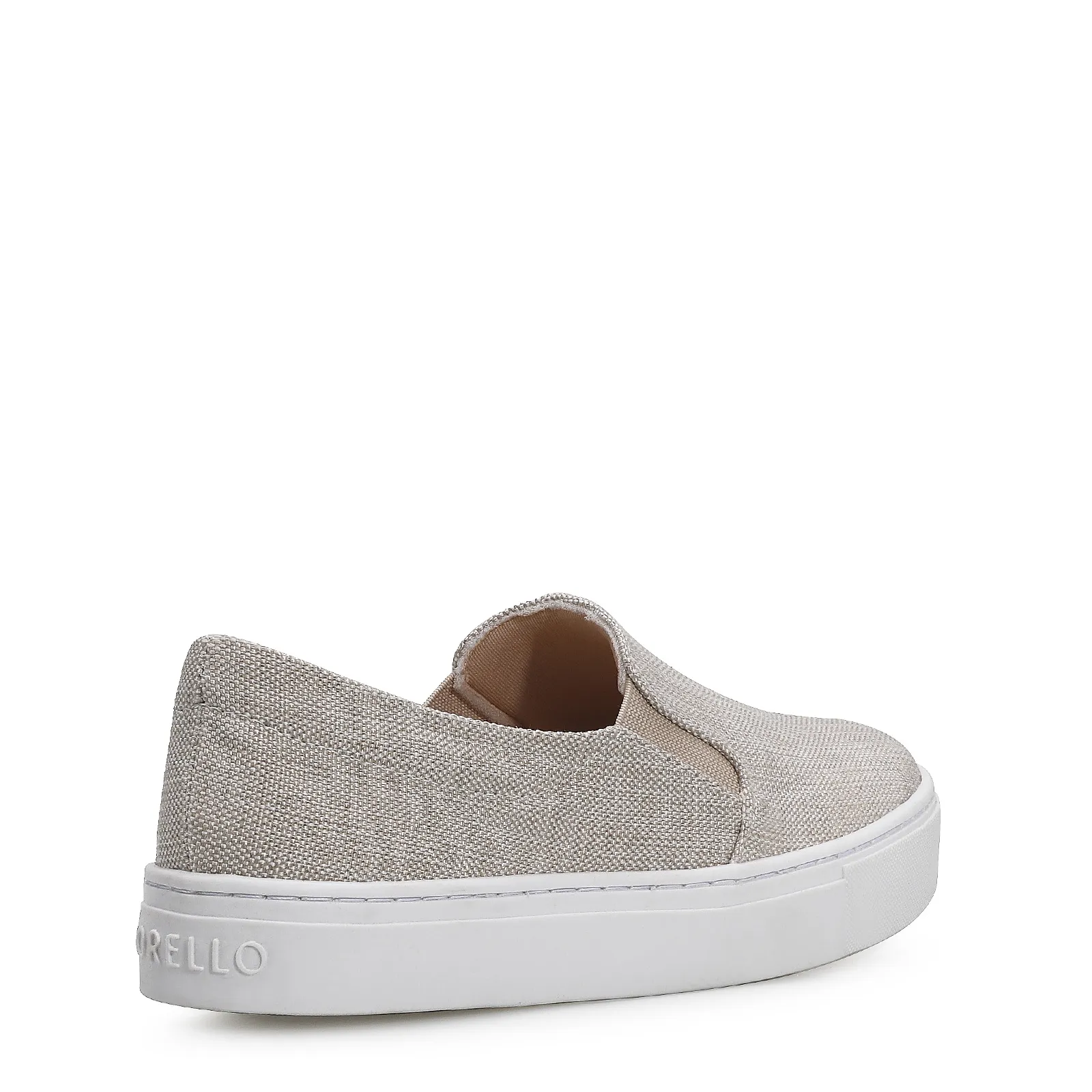 Slip On Tecido Cru/Branco
