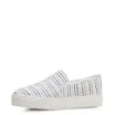 Slip On Tecido/Trama Tricolor Azul - imagem 4