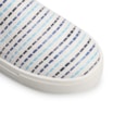 Slip On Tecido/Trama Tricolor Azul - imagem 6