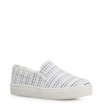 Slip On Tecido/Trama Tricolor Azul - imagem 1