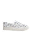 Slip On Tecido/Trama Tricolor Azul - imagem 2