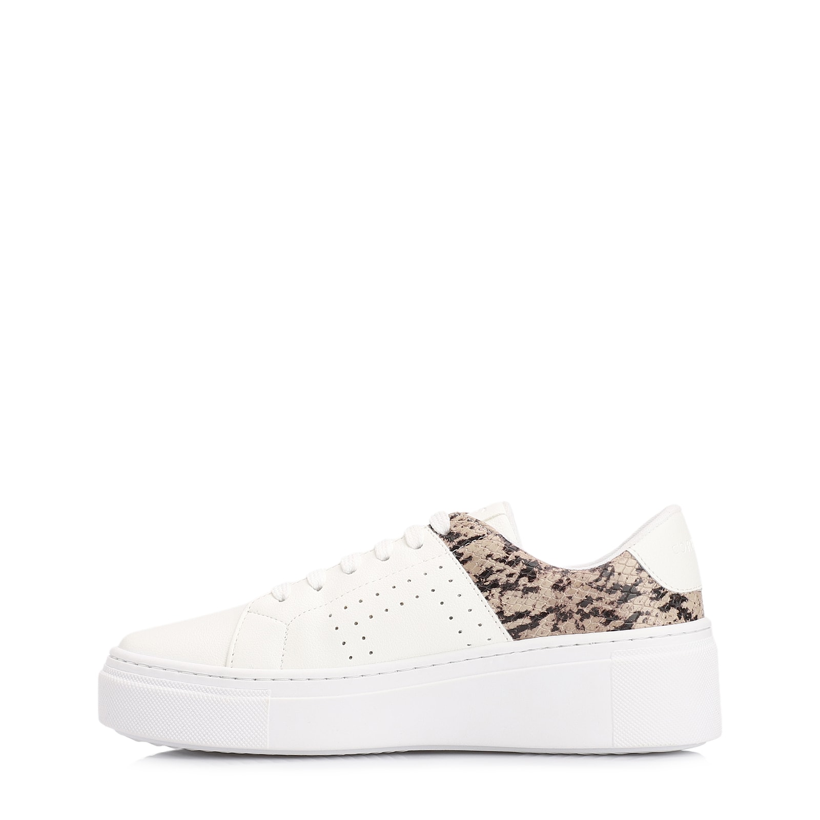 Tênis Alt Branco/Alt Python Bege/Preto