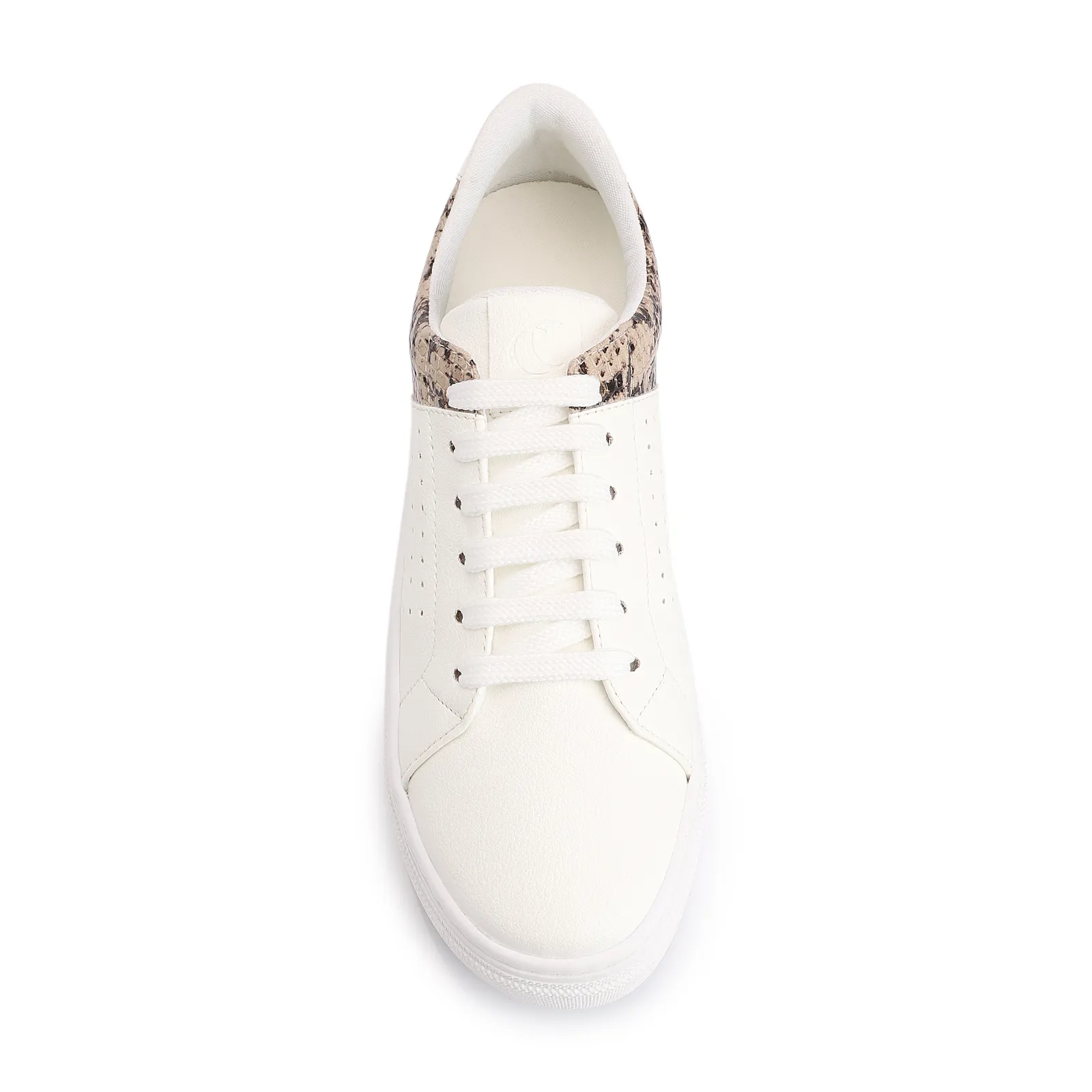 Tênis Alt Branco/Alt Python Bege/Preto