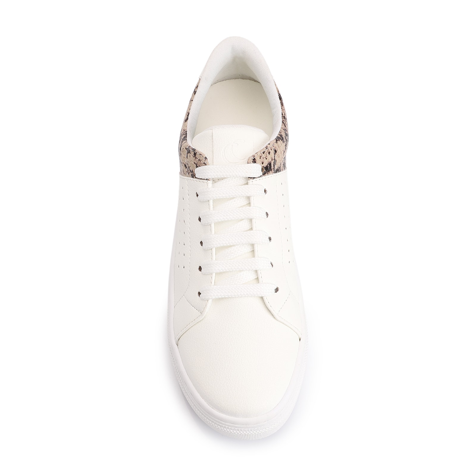Tênis Alt Branco/Alt Python Bege/Preto