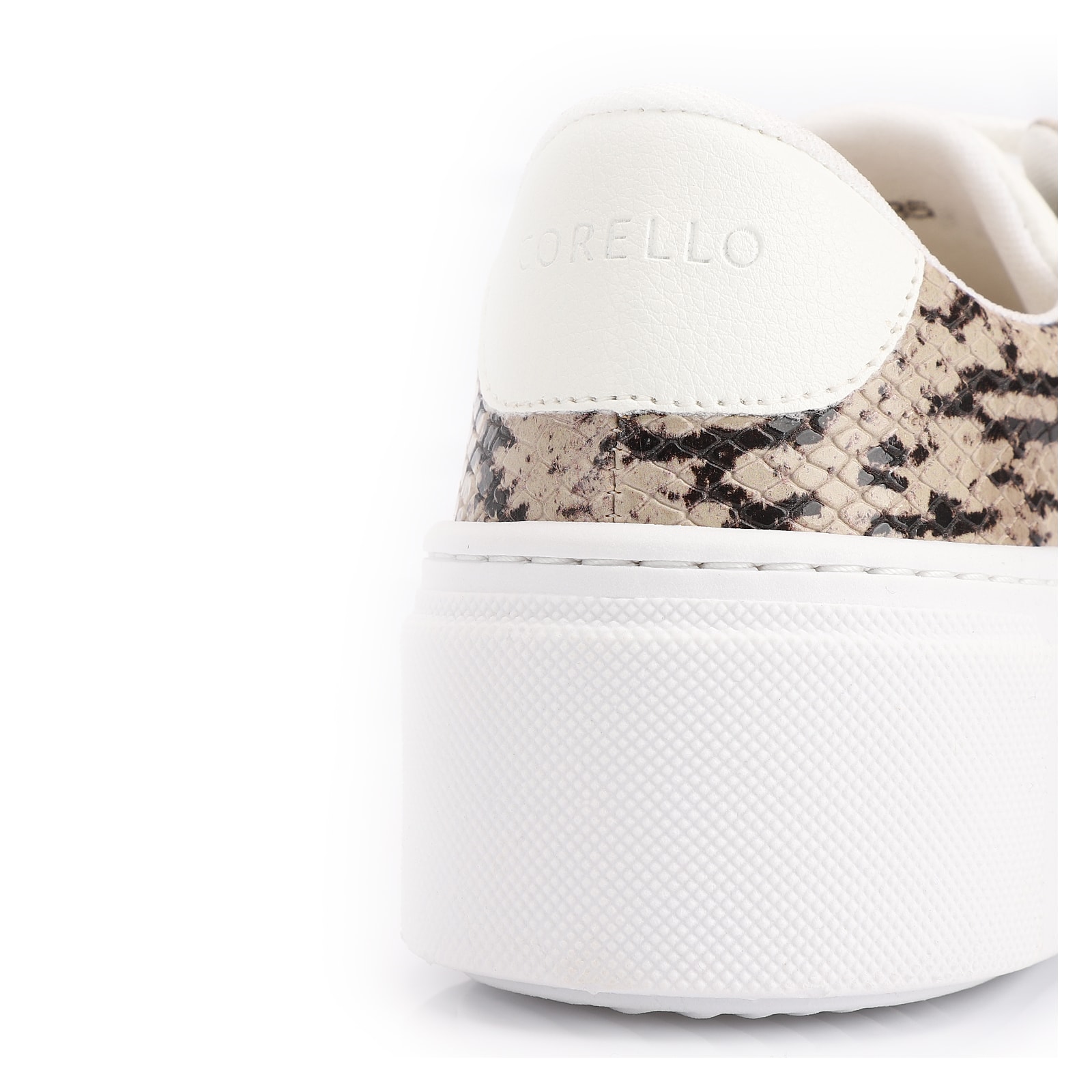 Tênis Alt Branco/Alt Python Bege/Preto