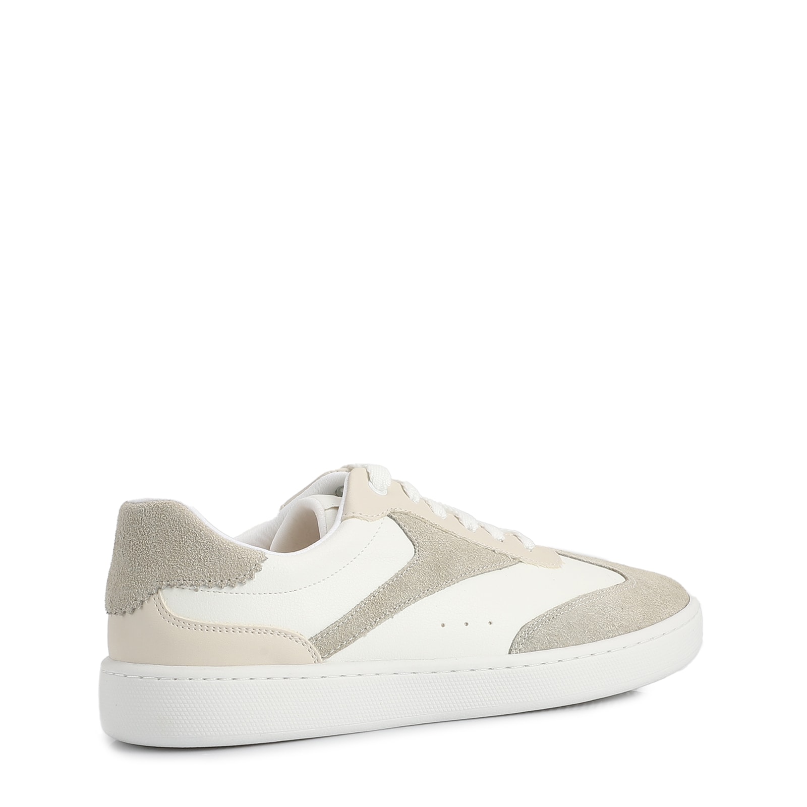 Tênis Alt Branco/Camurça Cinza