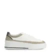 Tênis Alt Branco / Camurça Off White / Couro Pewter - imagem 2