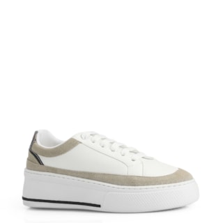 Alt Branco / Camurça Off White / Couro Pewter