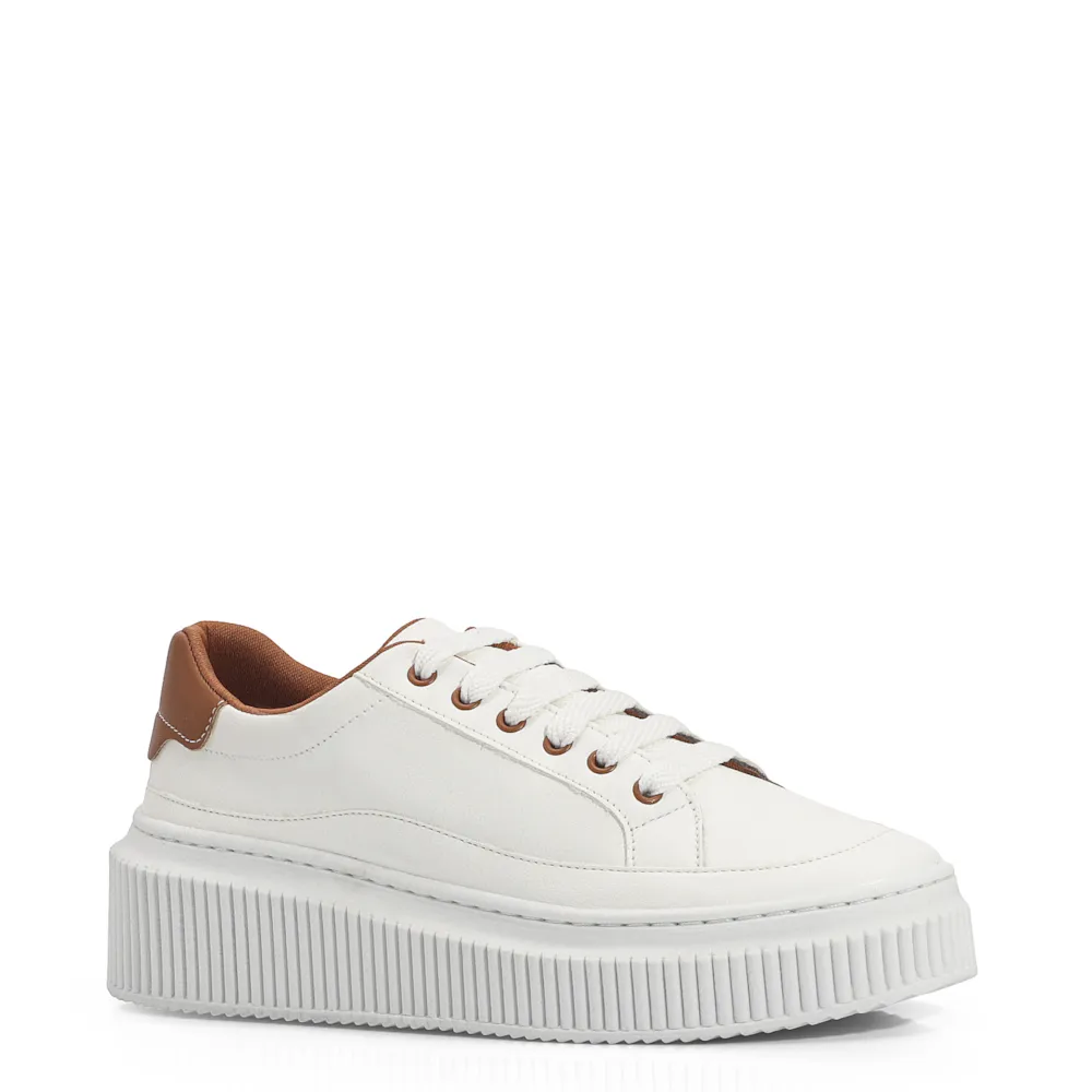 Tênis Alt Branco/Caramelo