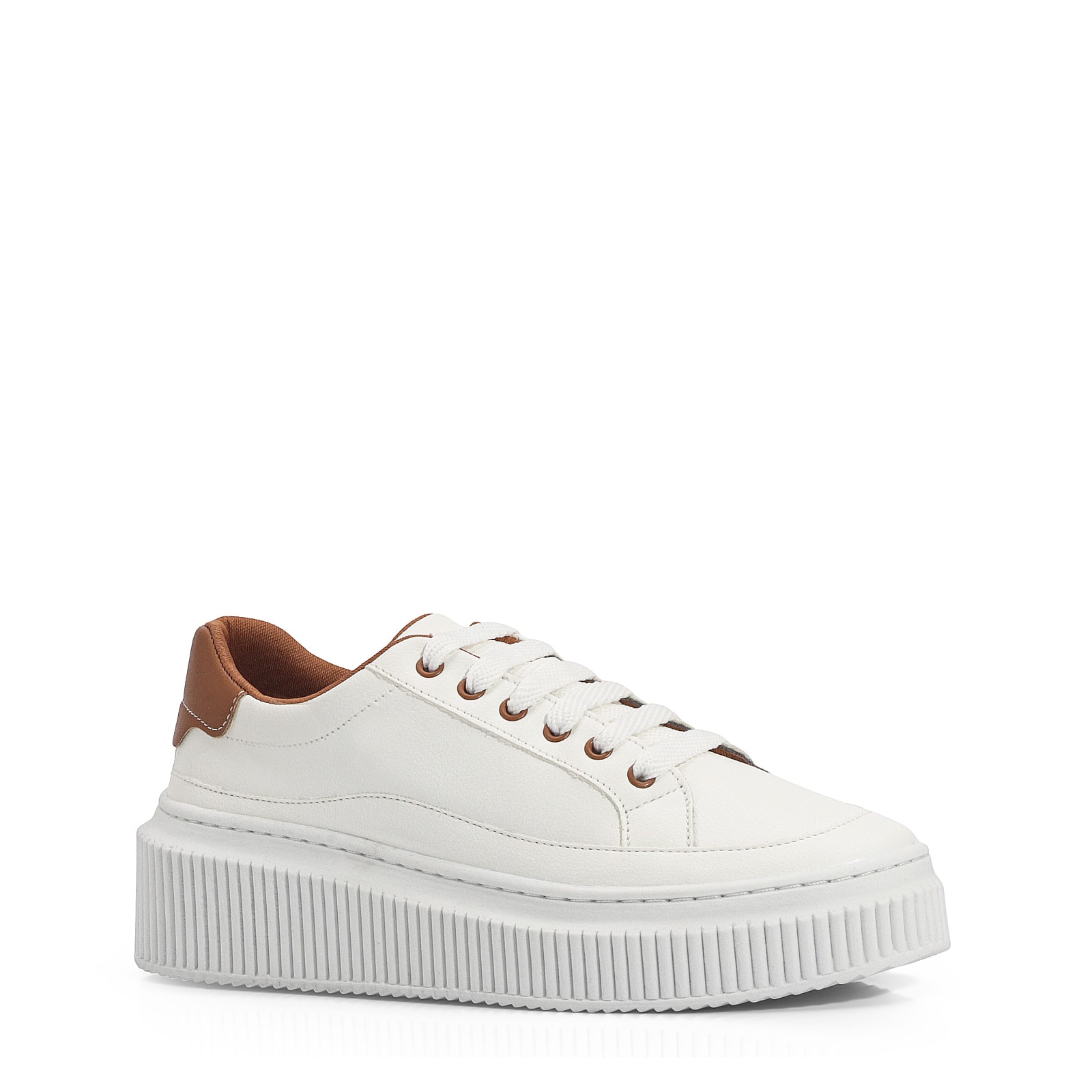 Tênis Alt Branco/Caramelo
