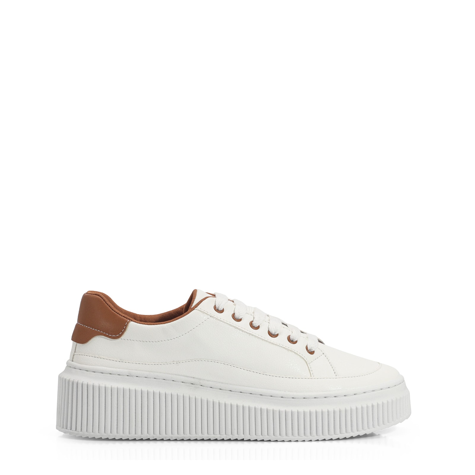 Tênis Alt Branco/Caramelo