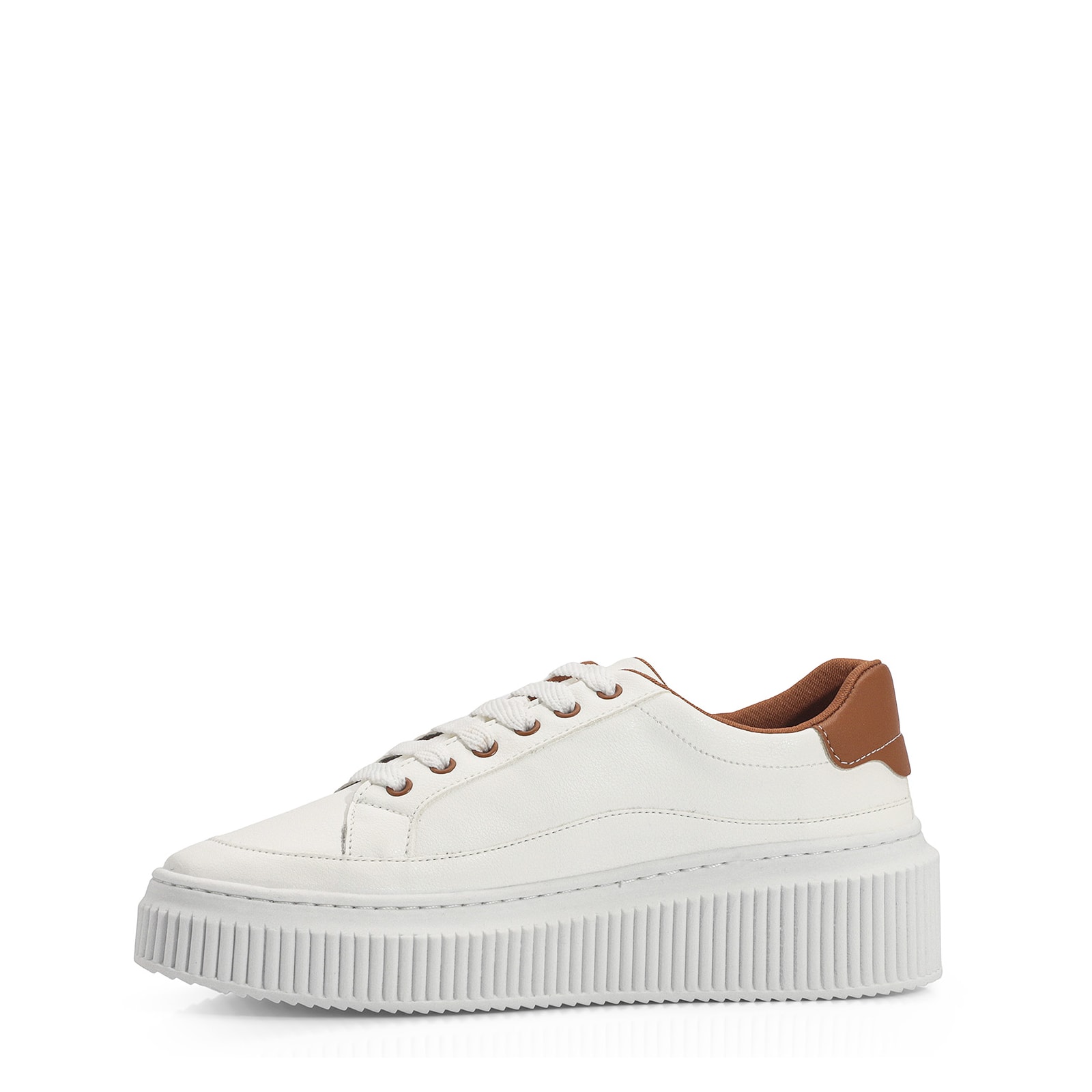 Tênis Alt Branco/Caramelo