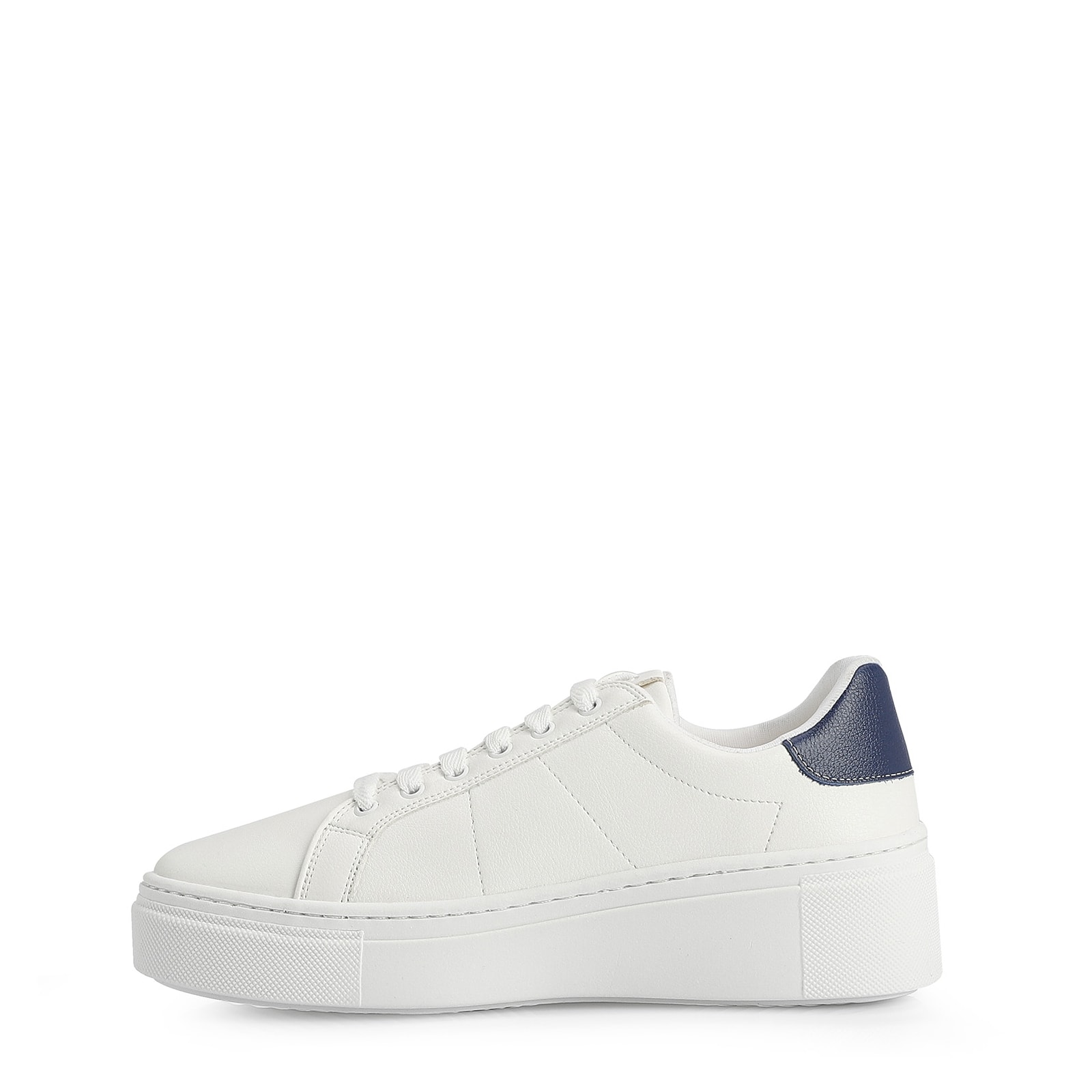 Tênis Alt Branco / Couro Azul
