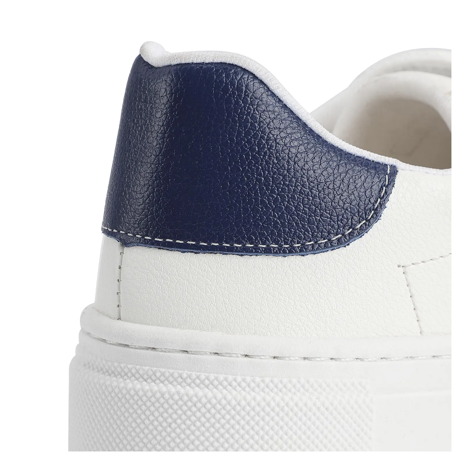 Tênis Alt Branco / Couro Azul