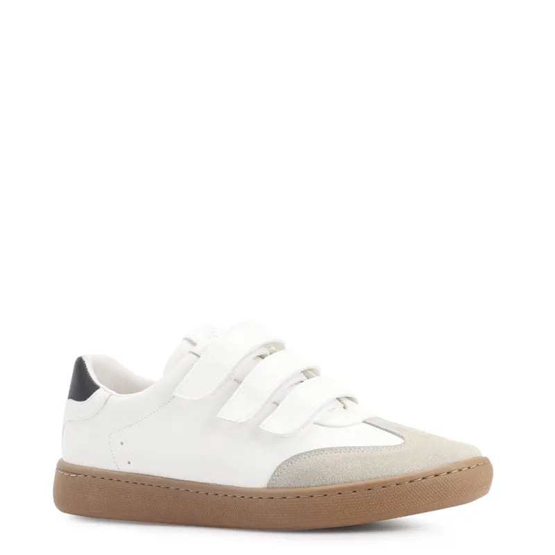 Tênis Alt Branco/Preto/Camurça Cinza
