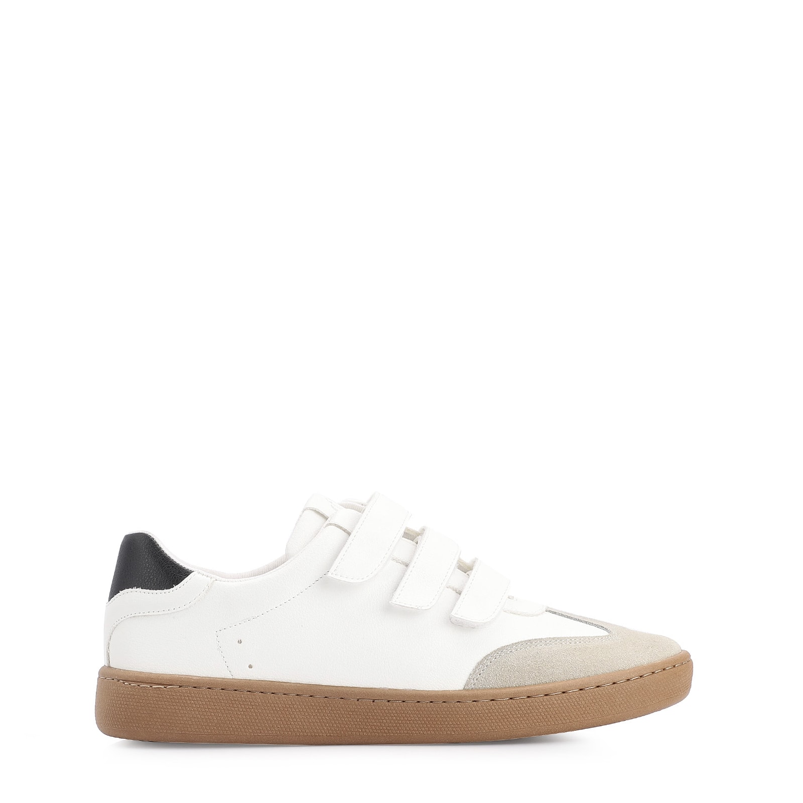 Tênis Alt Branco/Preto/Camurça Cinza