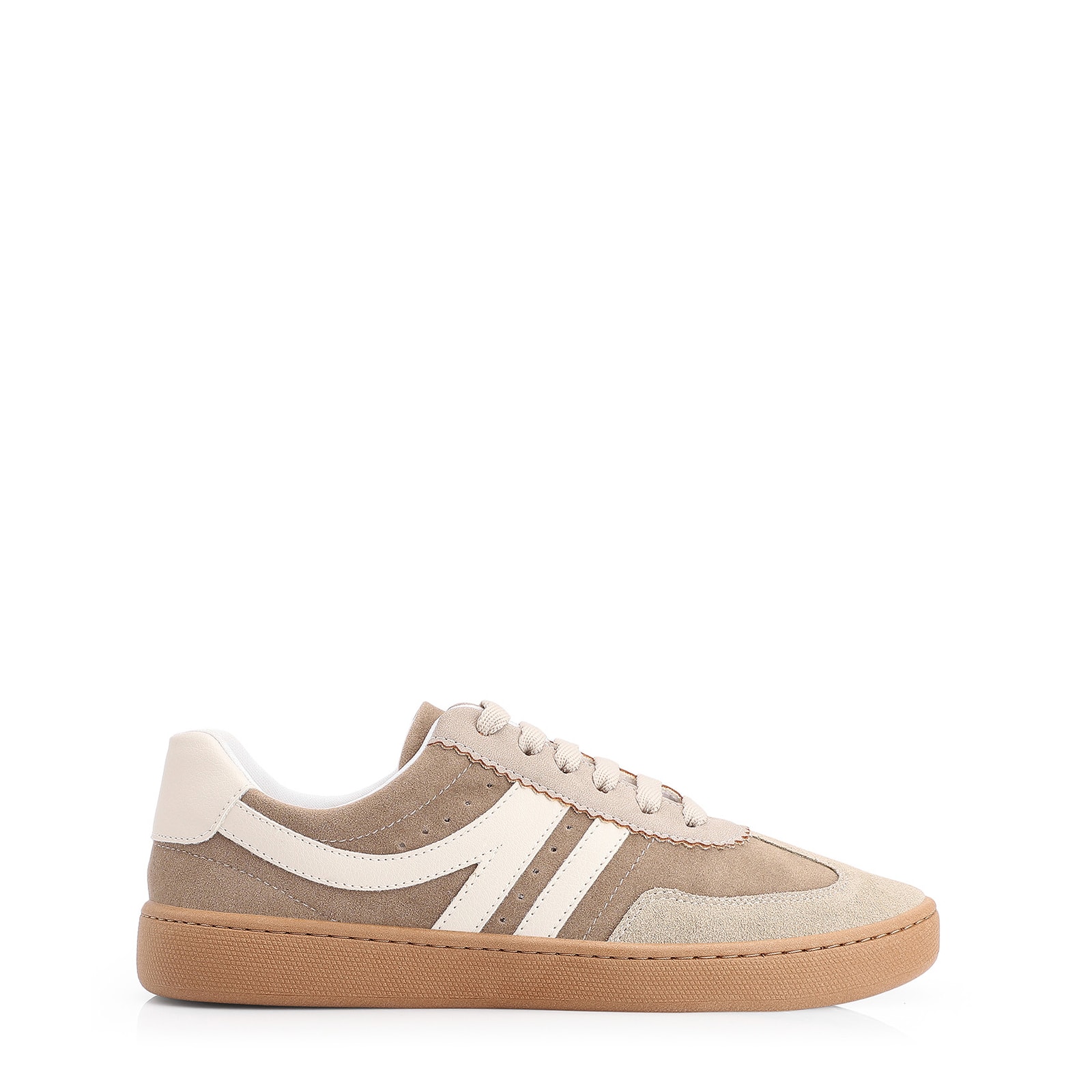Tênis Alt Camurça Marrom/Cinza/Branco