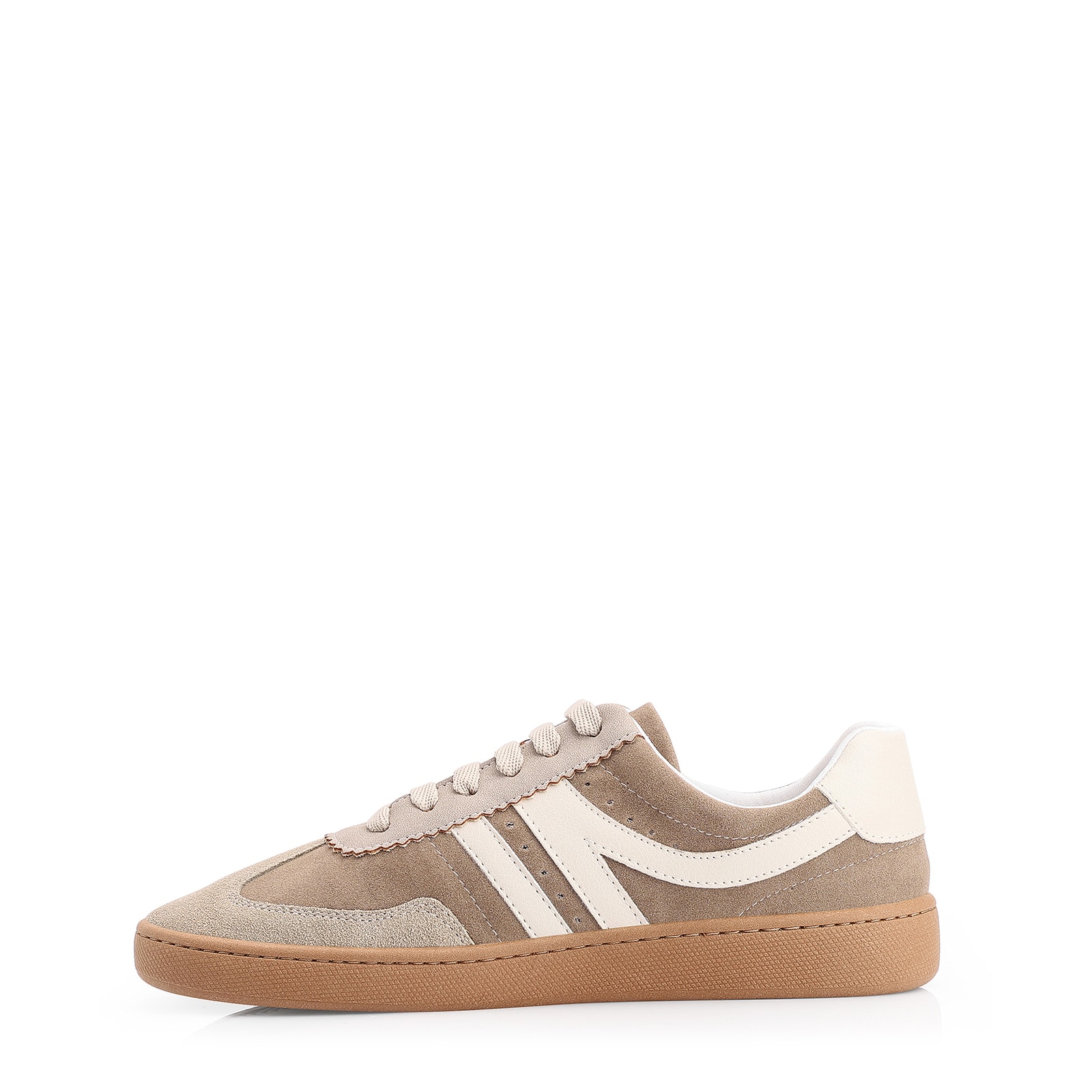 Tênis Alt Camurça Marrom/Cinza/Branco