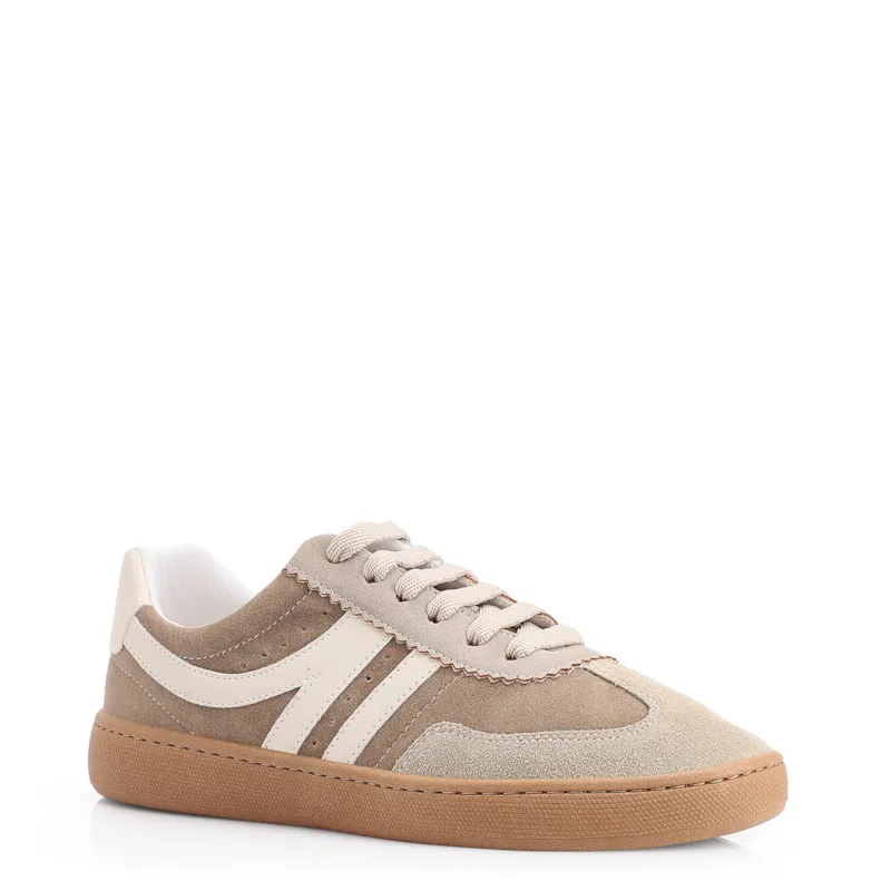 Tênis Alt Camurça Marrom/Cinza/Branco
