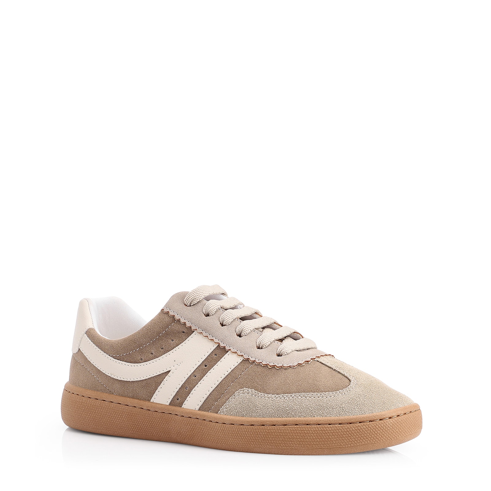 Tênis Alt Camurça Marrom/Cinza/Branco