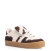 Tênis Alt Off White/Camurça Marrom/Couro Pelo Vaca - imagem 1