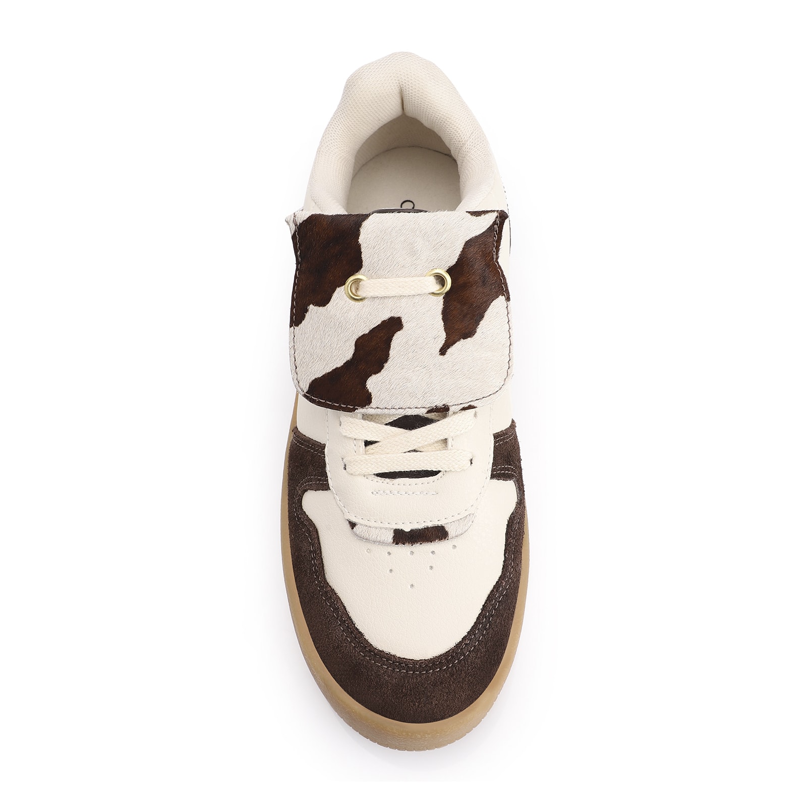 Tênis Alt Off White/Camurça Marrom/Couro Pelo Vaca