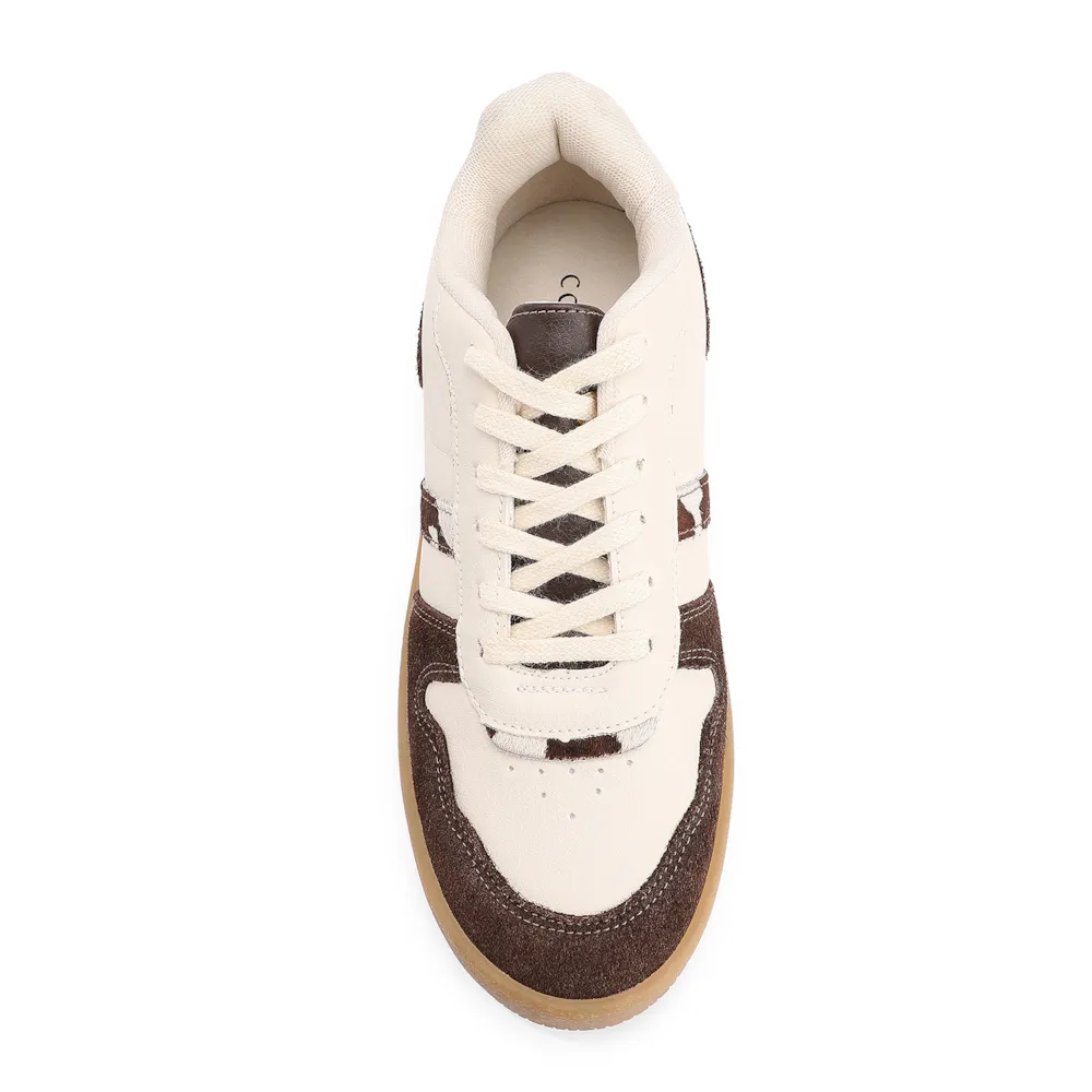 Tênis Alt Off White/Camurça Marrom/Couro Pelo Vaca - imagem 8