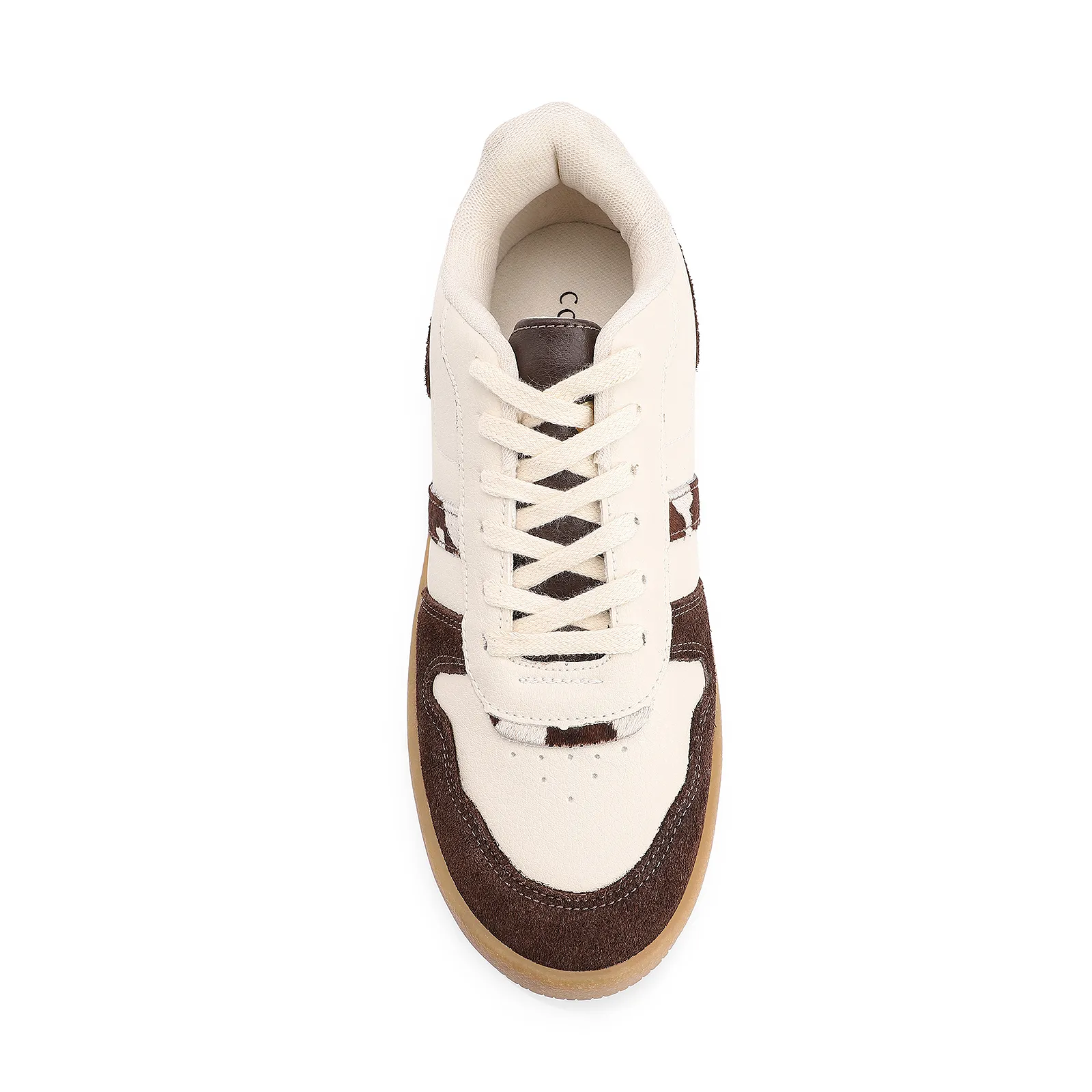 Tênis Alt Off White/Camurça Marrom/Couro Pelo Vaca