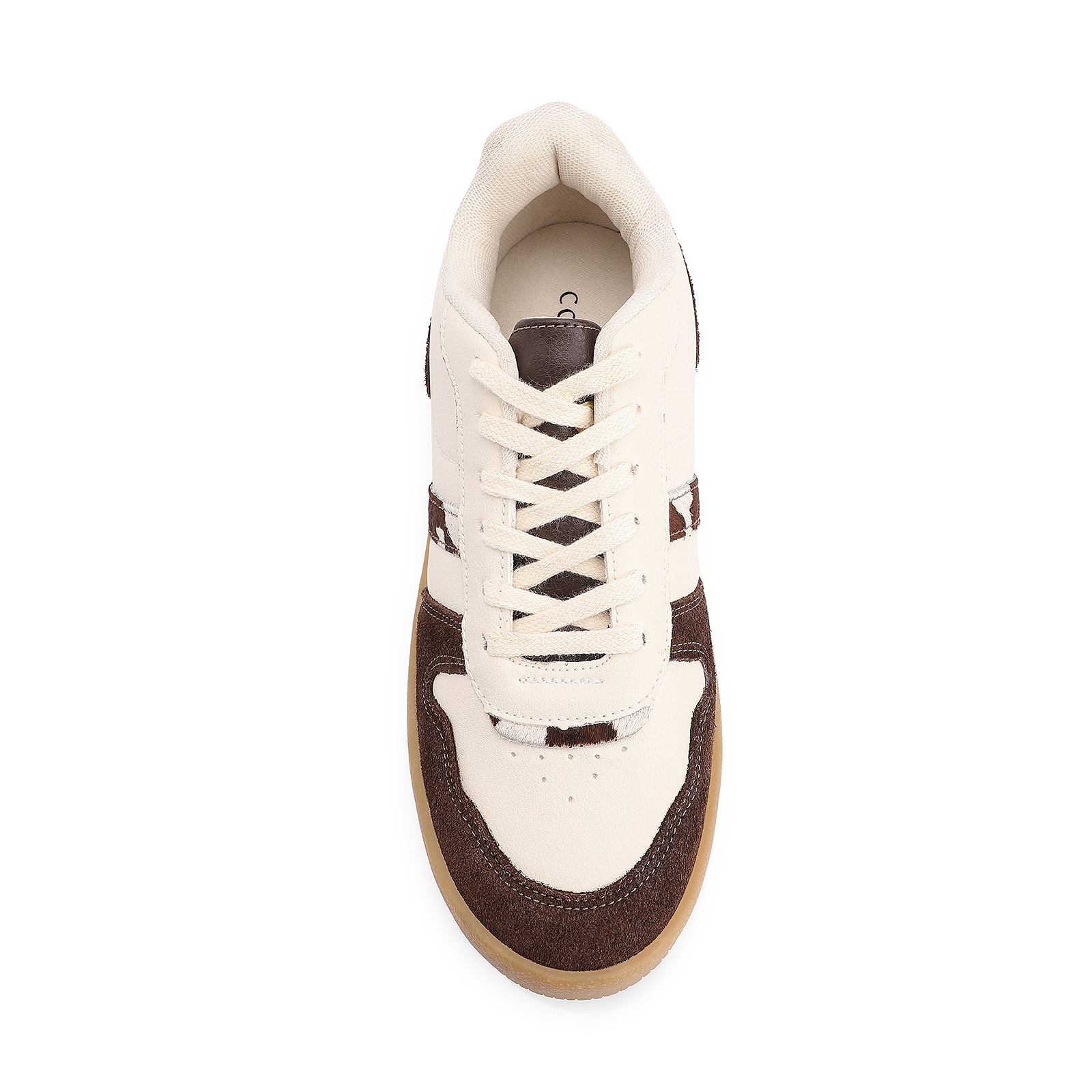 Tênis Alt Off White/Camurça Marrom/Couro Pelo Vaca