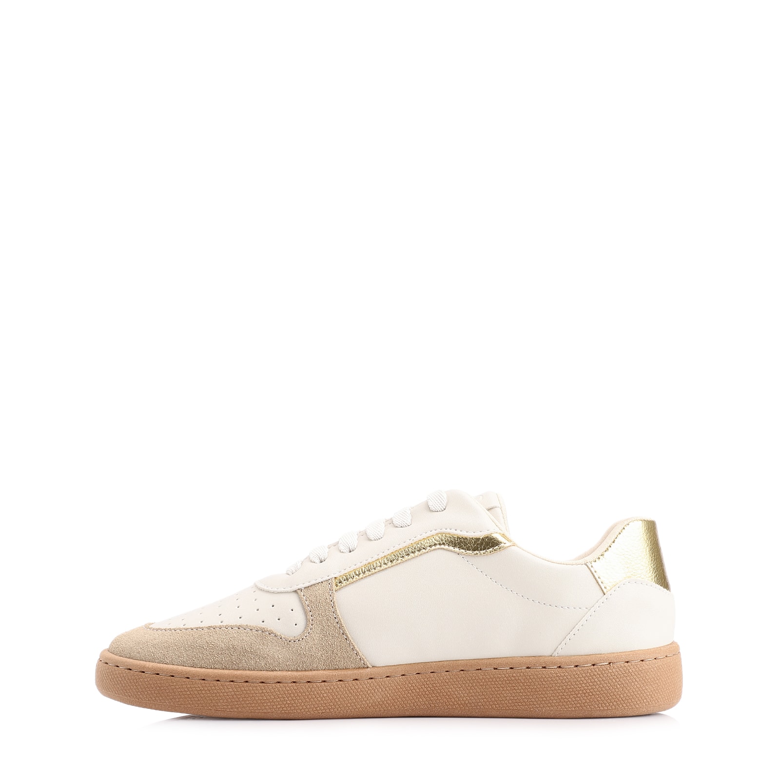 Tênis Alt Off White/Couro Camurça Bege