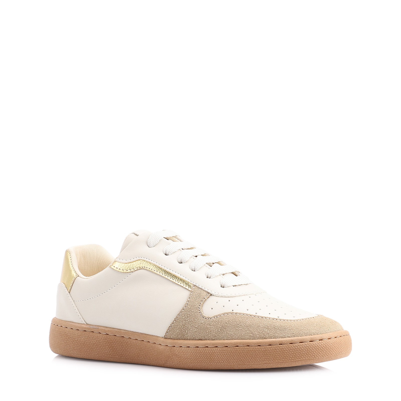 Tênis Alt Off White/Couro Camurça Bege