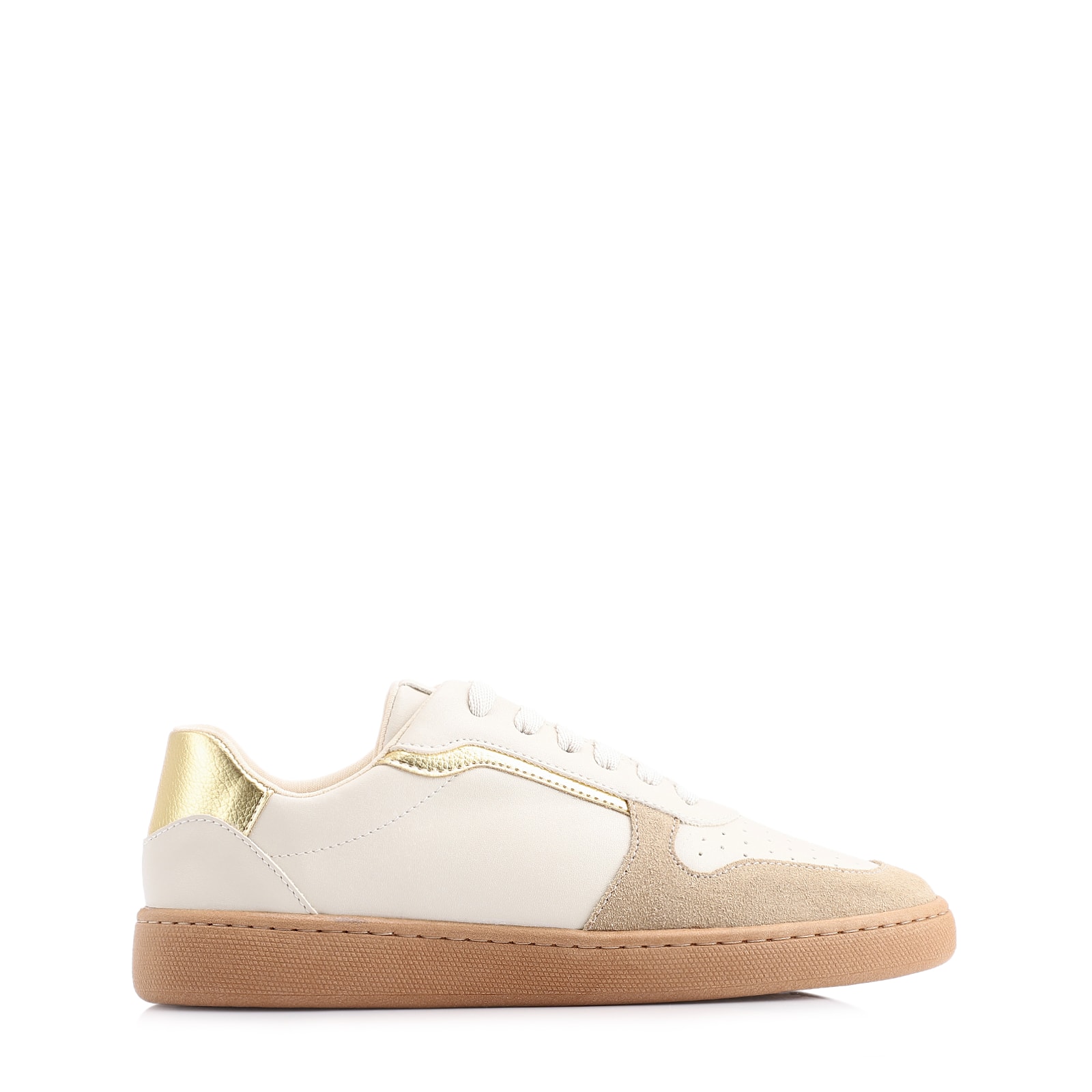 Tênis Alt Off White/Couro Camurça Bege