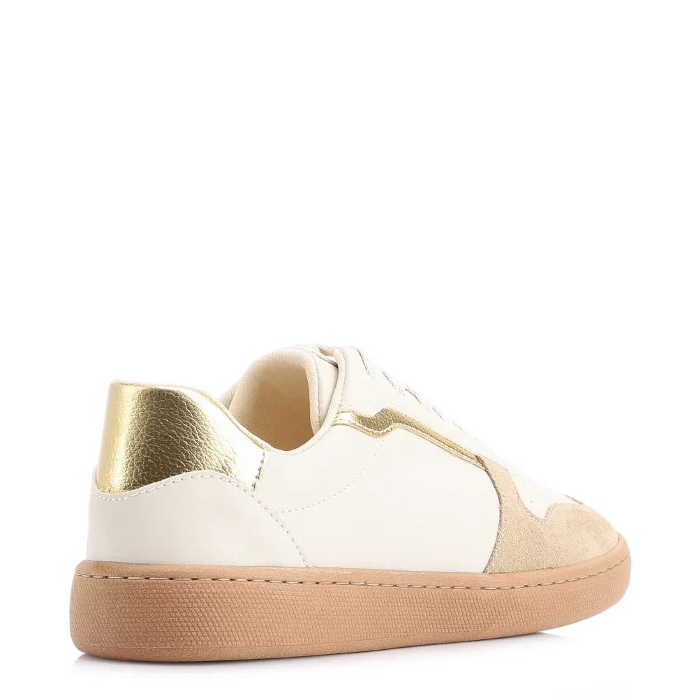 Tênis Alt Off White/Couro Camurça Bege - imagem 3